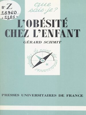 cover image of L'obésité chez l'enfant
